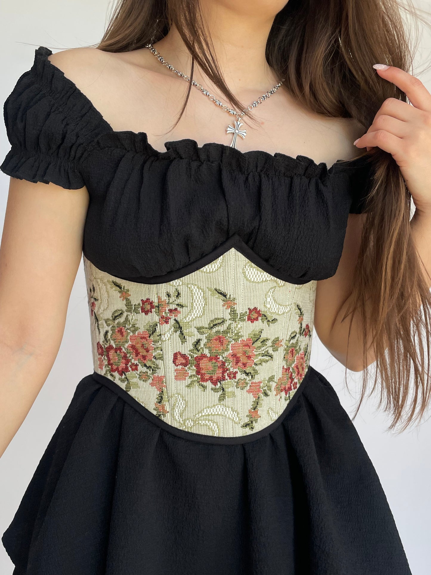 2 in 1 underbust corset
