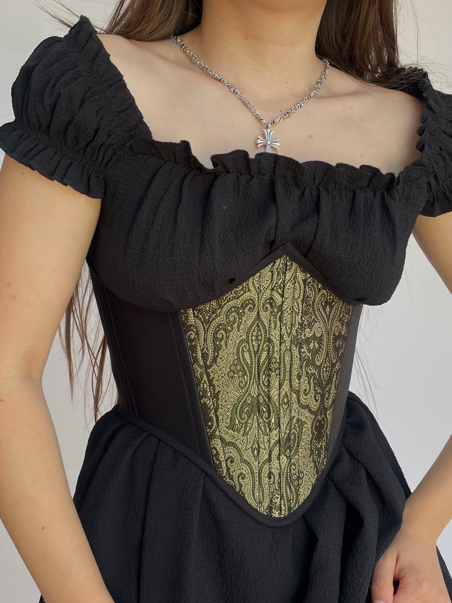 2 in 1 underbust corset