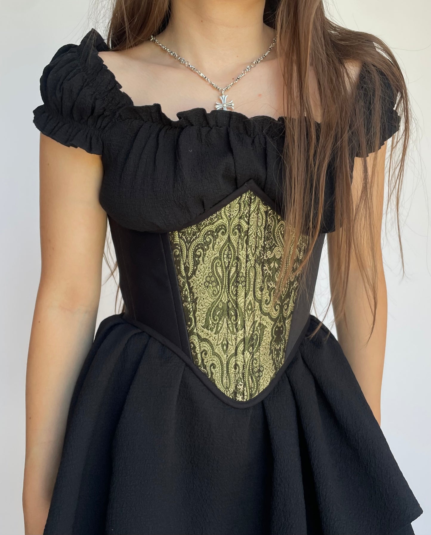 2 in 1 underbust corset