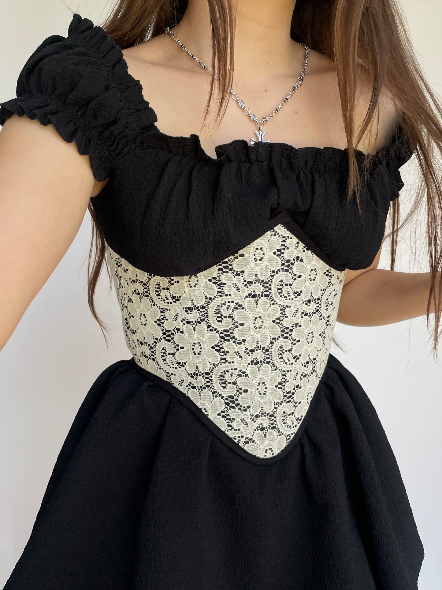 2 in 1 underbust corset